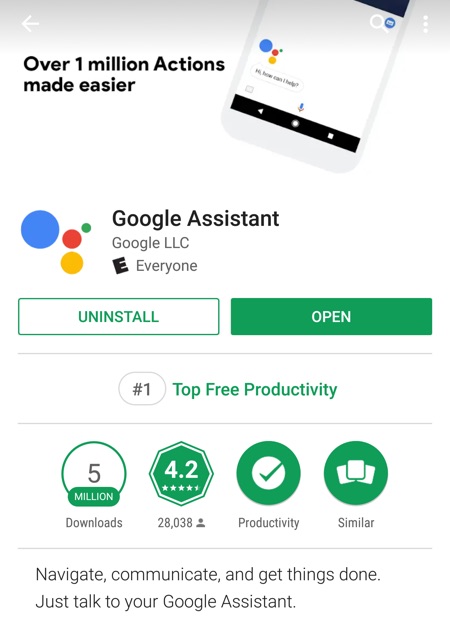 Alexa Google Assistant Skill